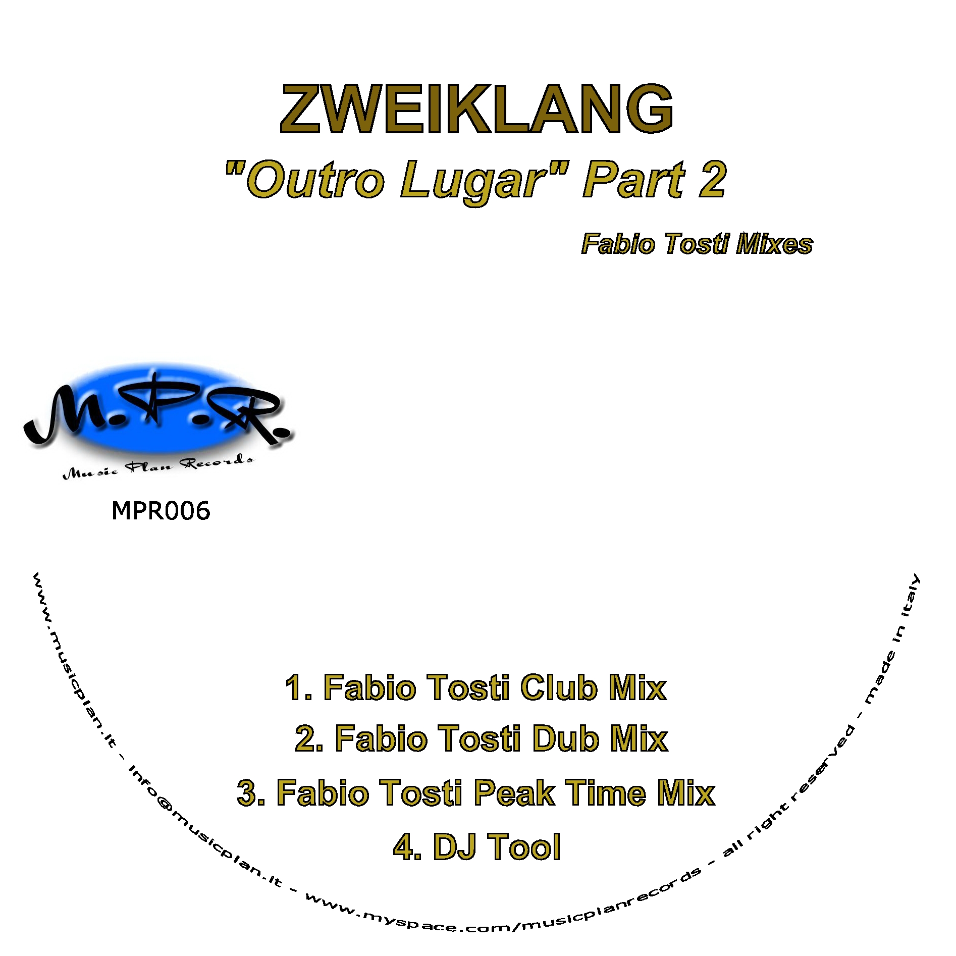 Outro Lugar - Part 2 (Fabio Tosti Mixes)