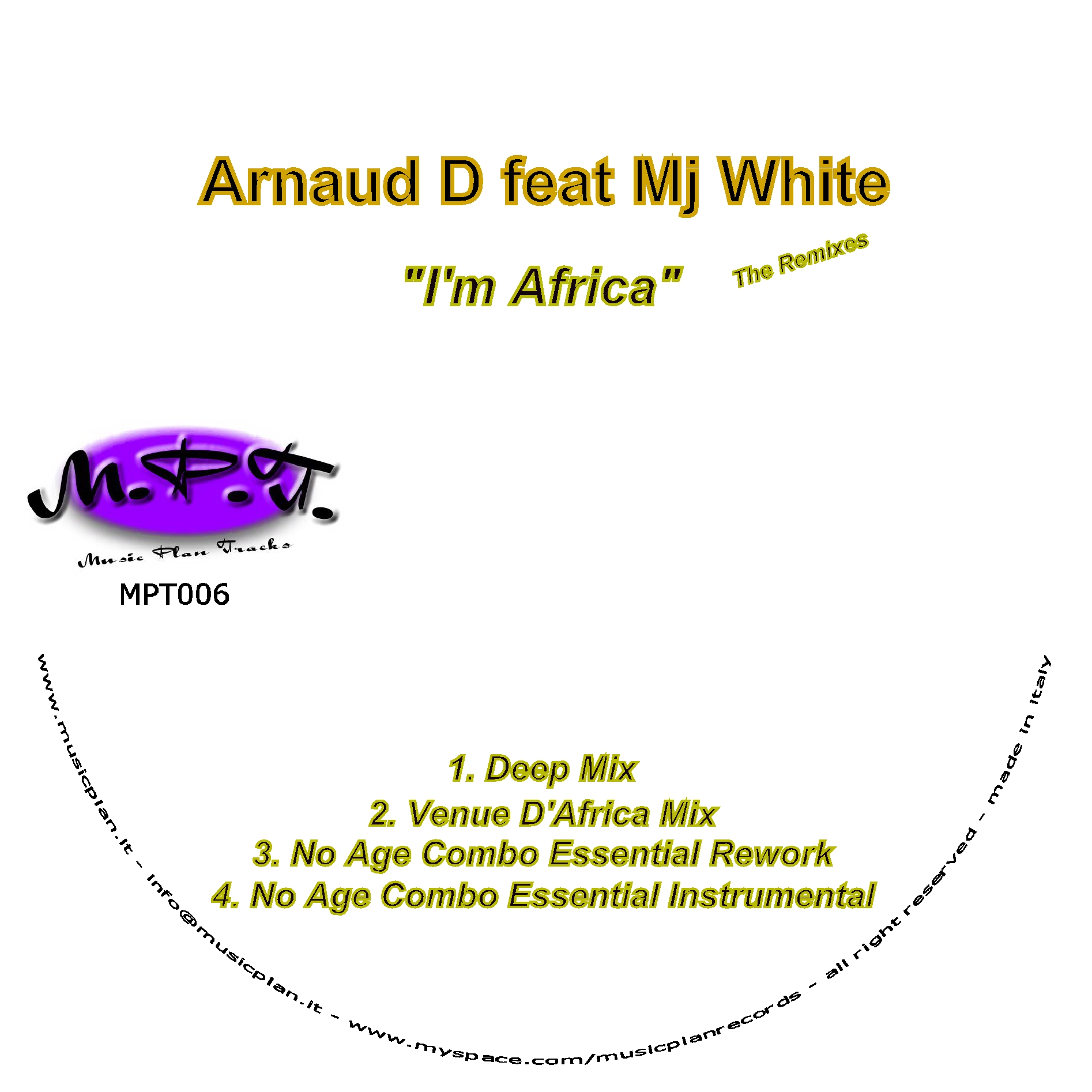 I'm Africa REMIXES